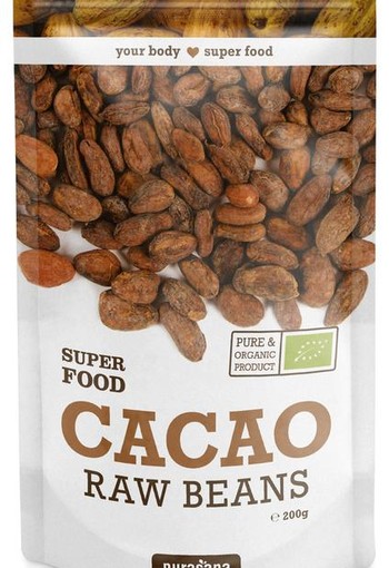 Purasana Cacao bonen vegan bio (200 Gram)