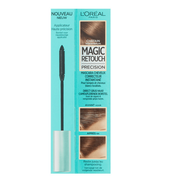 L’Oréal Paris Magic Retouch Precision Mascara - Middenbruin 8 ml