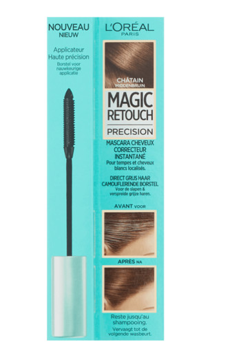 L’Oréal Paris Magic Retouch Precision Mascara - Middenbruin 8 ml