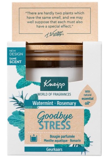 Kneipp Goodbye stress geurkaars (145 Gram)