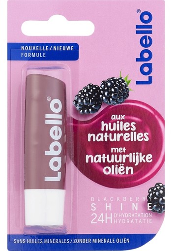 Labello Blackberry shine blister 5,5 ml. stick