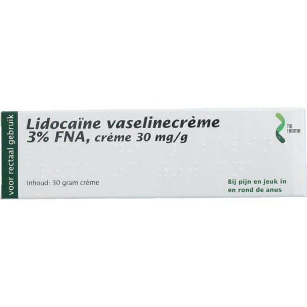 Diversen Lidocaine vaselinecreme 3% 5 x 30 gram (150 Gram)