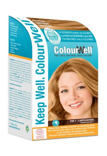 Colourwell 100% Natuurlijke haarkleur natuur blond (100 Gram)