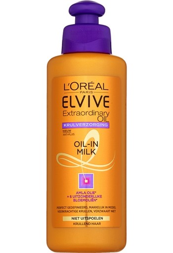 L'Oréal Paris Elvive Extraordinary Oil Krulverzorging Oil-In-Milk 200 ml