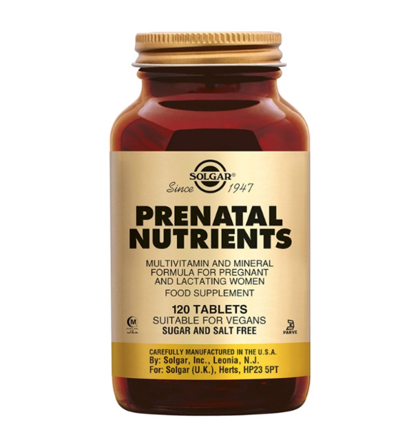 Solgar Prenatal Nutrients zwangerschapsmulti 60 stuks