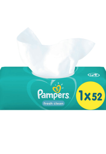 Pampers Fresh Clean Babydoekjes 52 stuks
