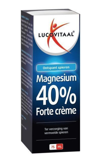 Lucovitaal Magnesium 40% forte creme (75 Gram)