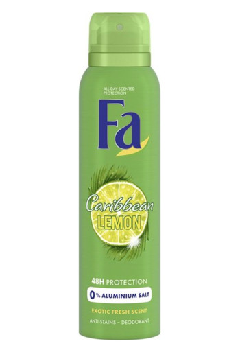 FA Deodorant spray caribbean lemon (150 Milliliter)