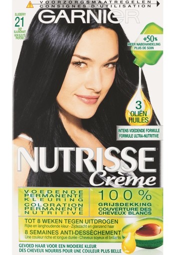Garnier Nutrisse 21 myrtille diep blauwzwart (1 set)