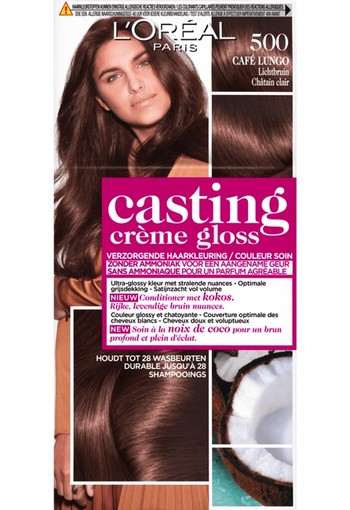 Loreal Casting creme gloss 500 Cafe lungo (1 set)