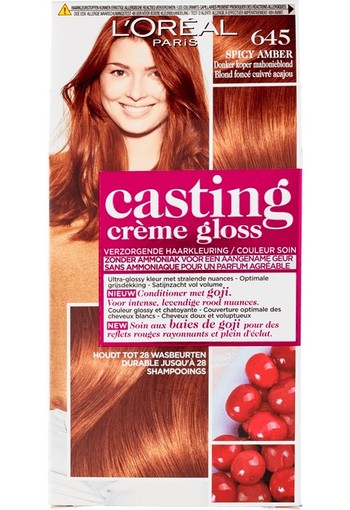 Loreal Casting creme gloss 645 Spicy amber (1 set)