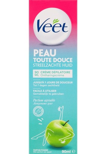 Veet Ontharingscrème Streelzachte Huid 90 ML creme