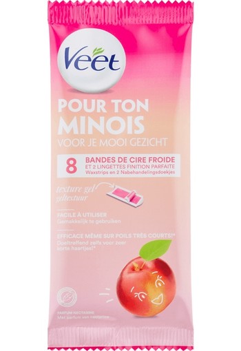 Veet Waxstrips Voor Je Mooie Gezicht 8 stuks wax