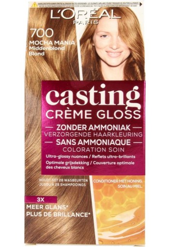 Loreal Casting creme gloss 700 Mocha mania (1 set)