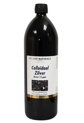 Golden Naturals Colloidaal zilver 15ppm (1 Liter)