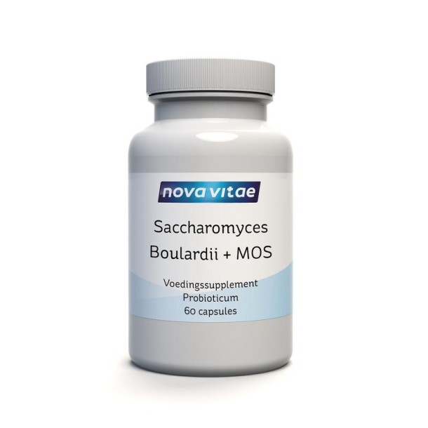 Nova Vitae Saccharomyces Boulardii + MOS (60 Vegetarische capsules)
