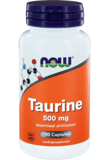 Now Taurine 500 Mg 100ca