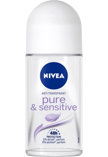 Nivea Deodorant roller sensitive & pure (50 ml)