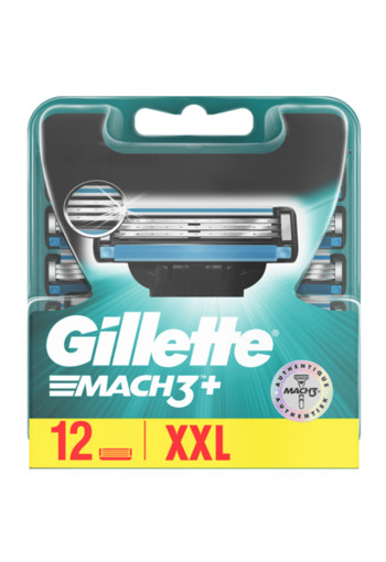 Gillette Mach3 base mesjes (12 stuks)