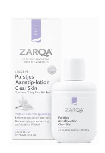 Zarqa puistjes aanstiplotion Clear skin 20ml