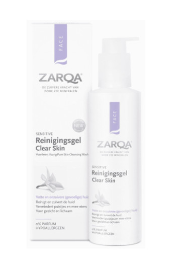 Zarqa reinigingsgel Clear skin 200ml