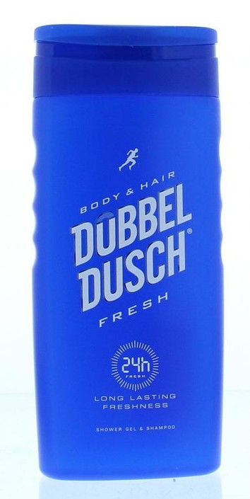 Dubbeldusch Douchegel Fresh (250 Milliliter)