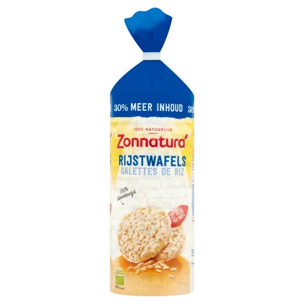 Zonnatura Rijstwafel naturel bio (130 Gram)