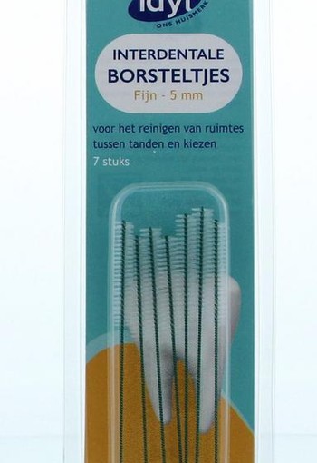 Idyl Interdentaal borstels fijn 5mm (7 Stuks)