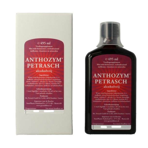 Petrasch Anthozym alcoholvrij (495 Milliliter)