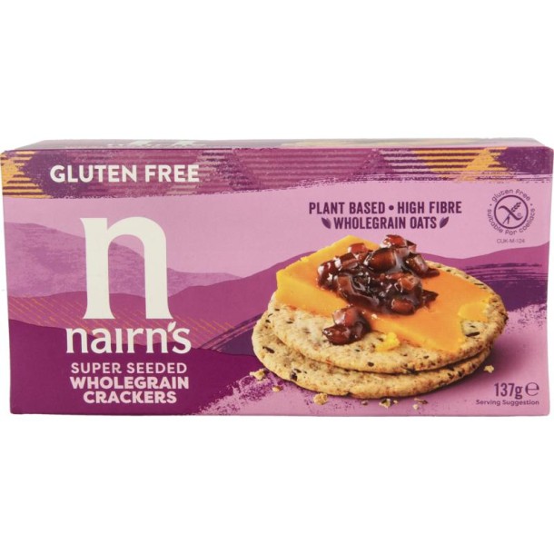 Nairns Oatcrackers super seeded (137 Gram)