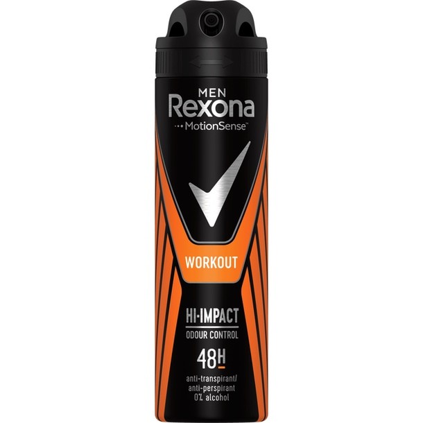 Rexona Deodorant spray workout high impact (150 ml)