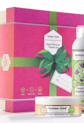 Human+Kind Shower & body moisturiser souffle (1 Set)