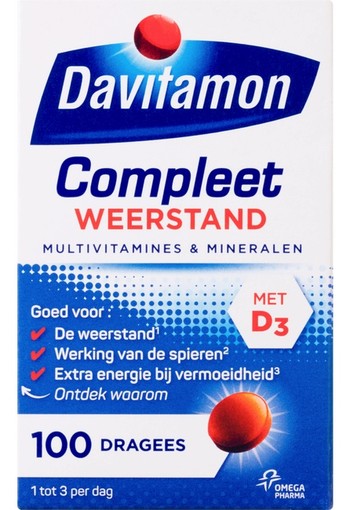 Davitamon Compleet weerstand - Multivitamine 100 stuks