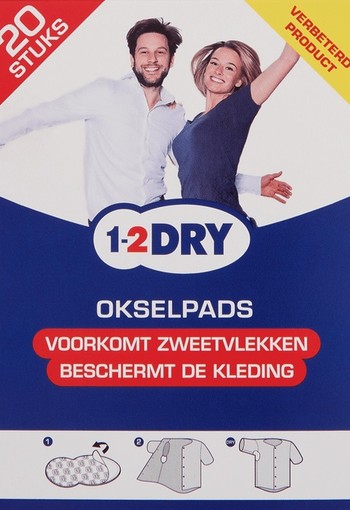 1-2 Dry Okselpads  Large 20 stuks