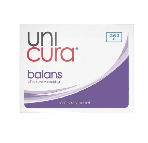 Unicura Zeep balance duo 90 gram (2 Stuks)