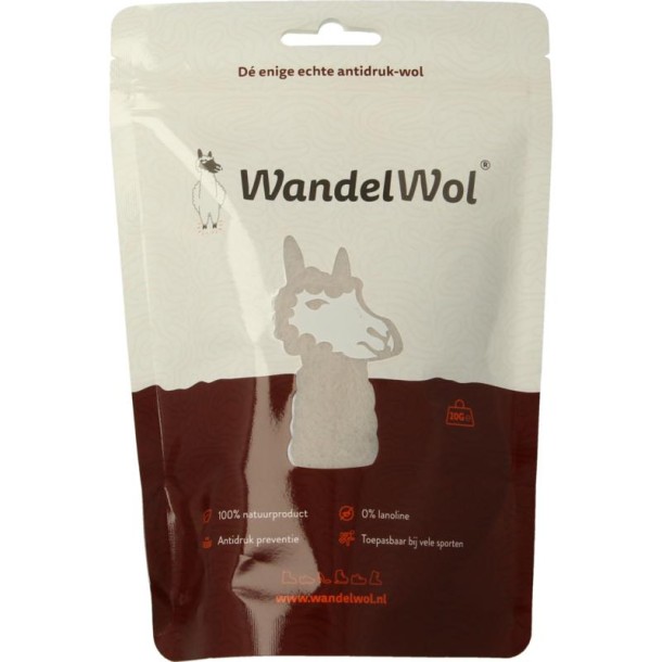 Wandelwol Antidruk-wol lanolinevrij (20 Gram)