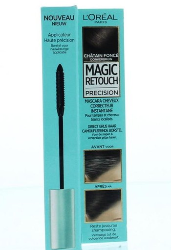 Magic Retouch Mascara precision donkerbruin (8 Milliliter)