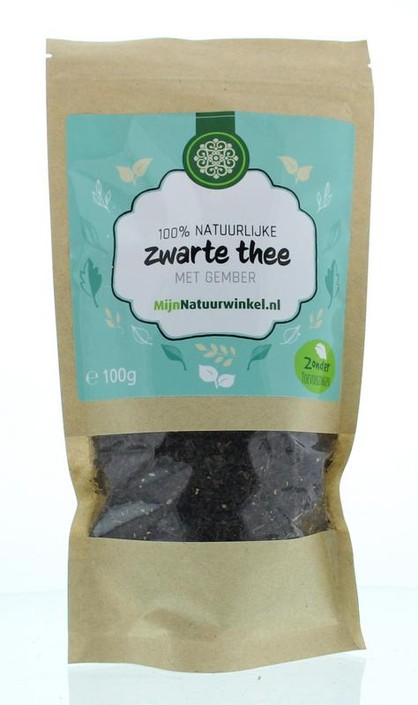 Mijnnatuurwinkel Zwarte thee gember (100 Gram)