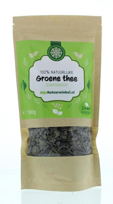 Mijnnatuurwinkel Groene thee gunpowder (100 Gram)