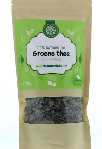 Mijnnatuurwinkel Groene thee gunpowder (100 Gram)