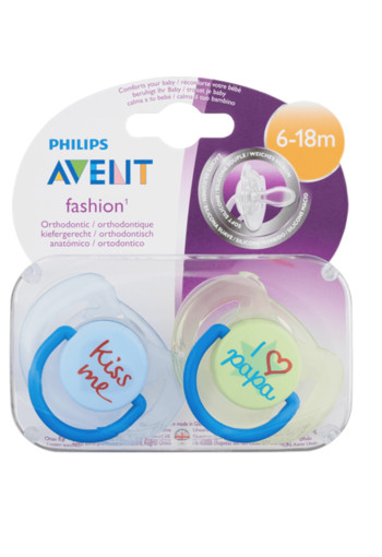 Philips Avent Fopspeen Tekst 6-18 Maanden