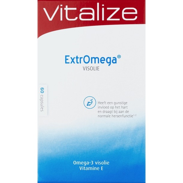 Vitalize ExtrOmega Visolie Capsules 60 stuks capsule