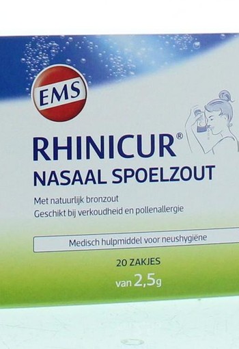 Rhinicur Neus spoelzout 2.5 gram (20 Stuks)
