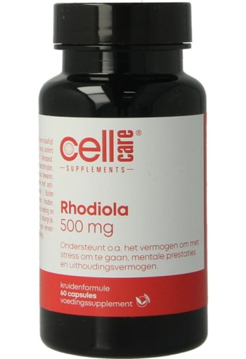 Cellcare Rhodiola 500mg (60 Vegetarische capsules)