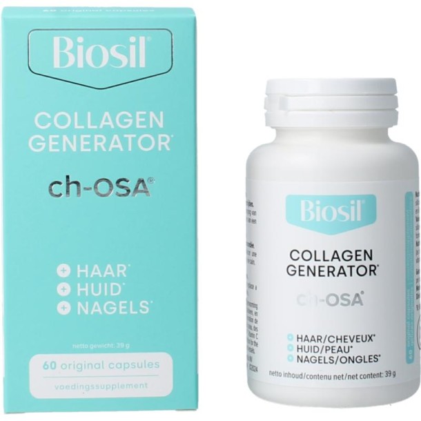 Biosil Silicium huid haar nagels (60 Vegetarische capsules)
