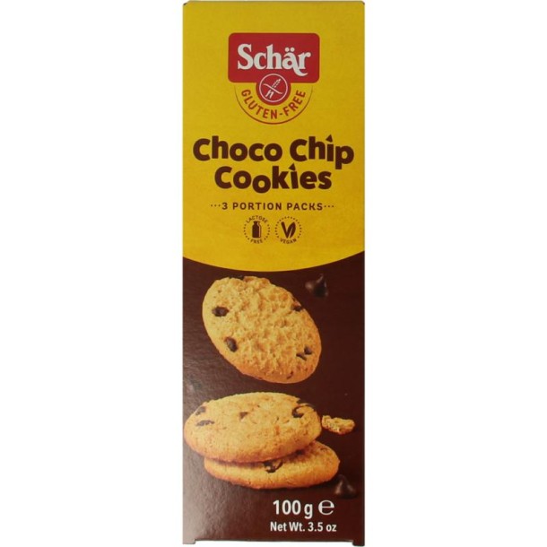 Dr Schar Choco chip cookies (100 Gram)