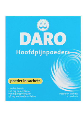 Daro Hoofdpijnpoeders (20 stuks)