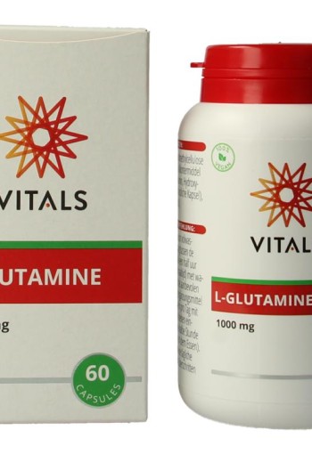 Vitals L-Glutamine 1000 mg (60 Capsules)