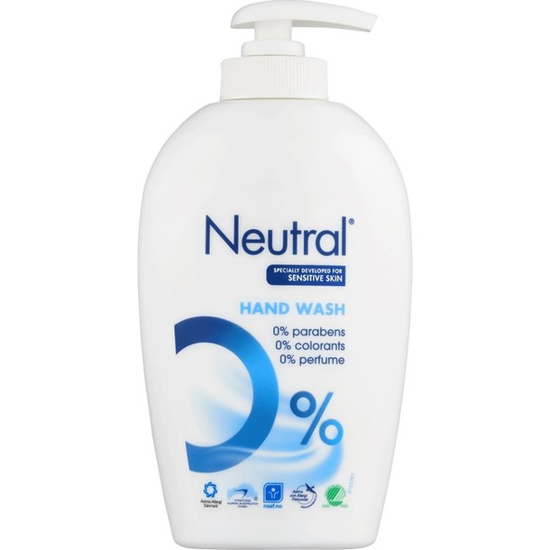 Neutral Sensitive Skin Hand Wash Pomp 250 ml