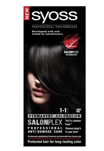 Syoss Color baseline 1-1 black haarverf (1 Set)